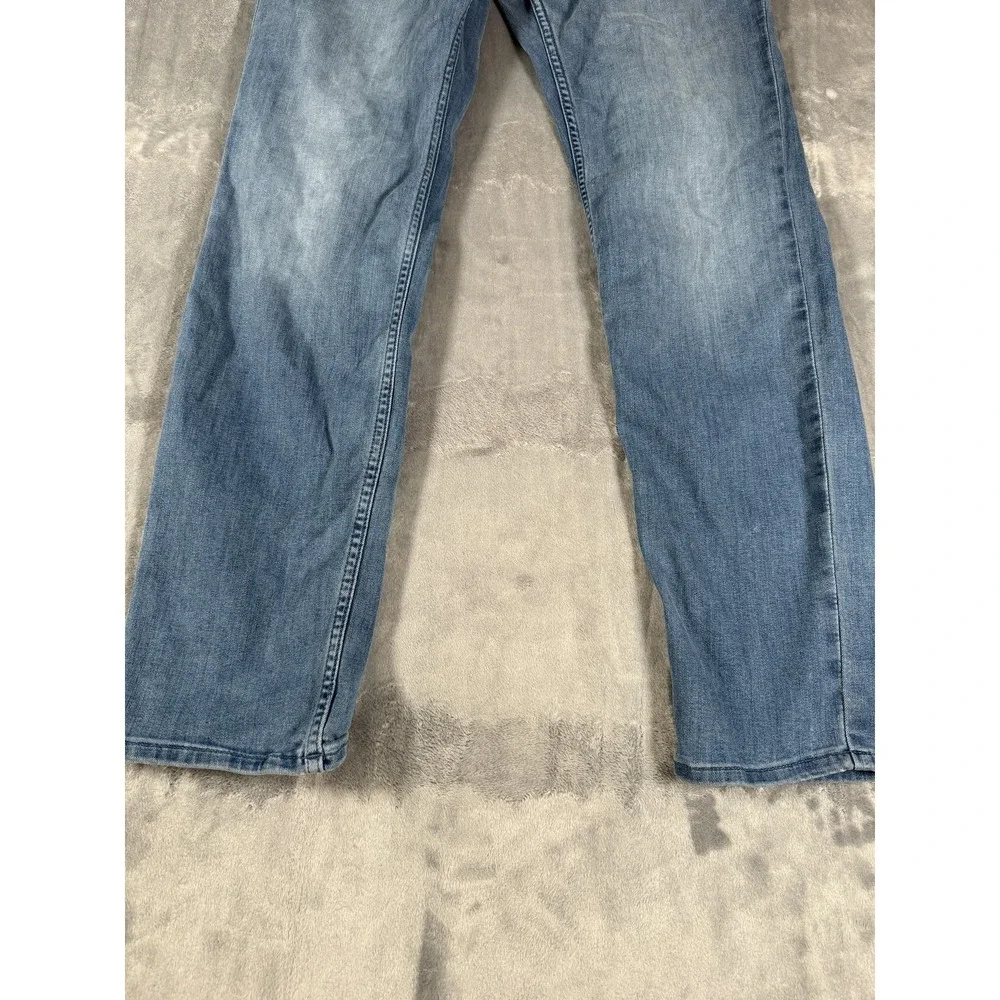 Calvin Klein Men's Jeans Blue Denim Regular Fit Stretch Waist 34 Inseam 32